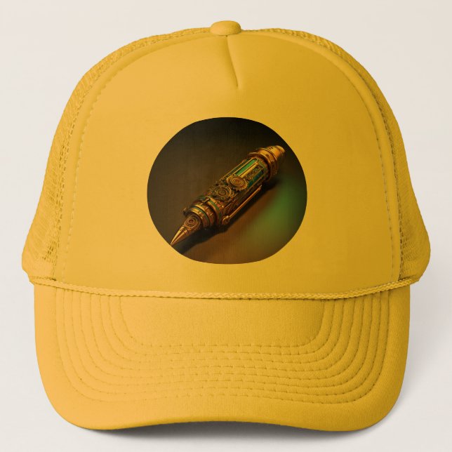 Gorra De Camionero Bolígrafo Steampunk (Anverso)