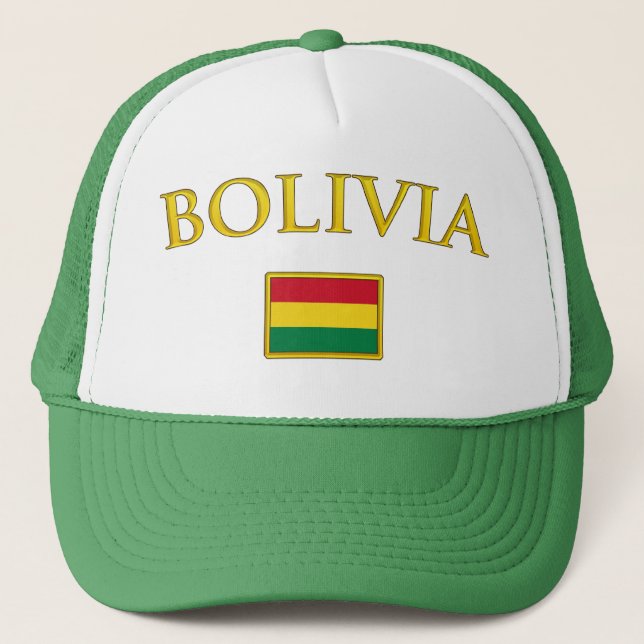 Gorra De Camionero Bolivia de oro (Anverso)