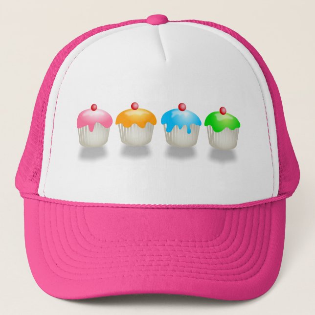 Gorra De Camionero Bollos coloreados (Anverso)
