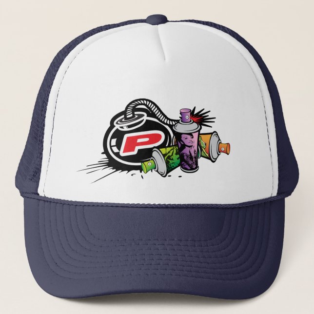 Gorra De Camionero Bomba de cereza (Anverso)