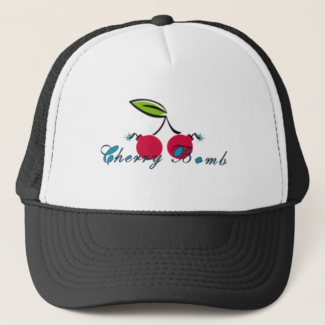 Gorra De Camionero Bomba de cereza (Anverso)