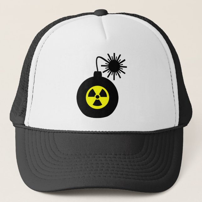 Gorra De Camionero Bomba de energía nuclear (Anverso)