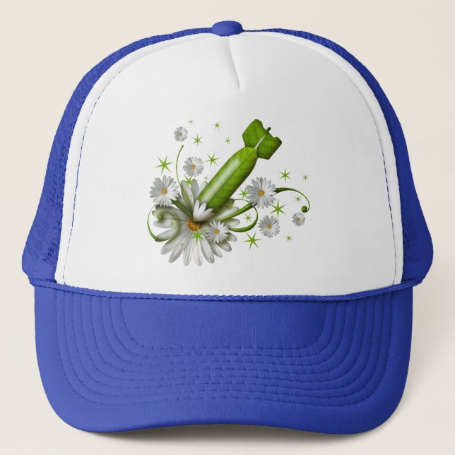 Gorra De Camionero Bomba de flores (Anverso)