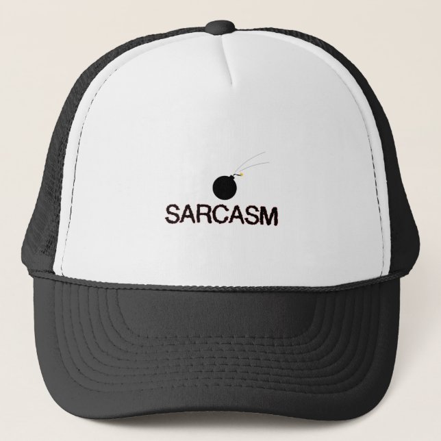 Gorra De Camionero Bomba de sarcasmo (Anverso)