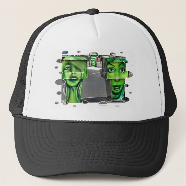 Gorra De Camionero Bombas de gasa (Anverso)