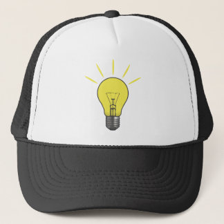 Gorra De Camionero Bombilla de la idea brillante