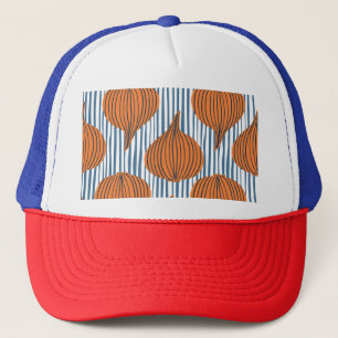 Gorra De Camionero Bombillas de cebolla dibujadas a mano, papel de pa