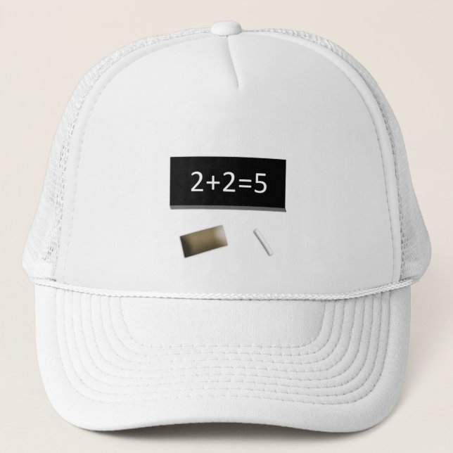 Gorra De Camionero Boné branco 2+2=5 (Anverso)