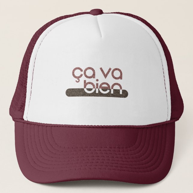 Gorra De Camionero Boné Ça Va Bien (Anverso)