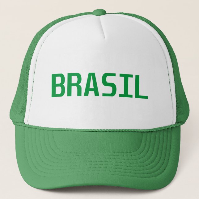 Gorra De Camionero 🧢🇧🇷 Boné (Cap) Brasil na Mente (Anverso)