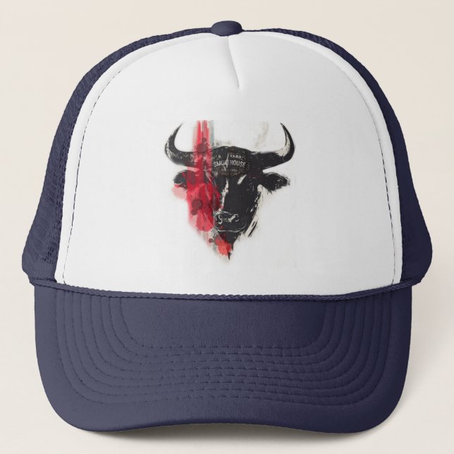 Gorra De Camionero Boné churrasqueiro BBQ (Anverso)