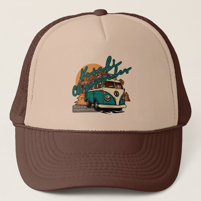 Gorra De Camionero Boné com desenho de Kombi (Anverso)