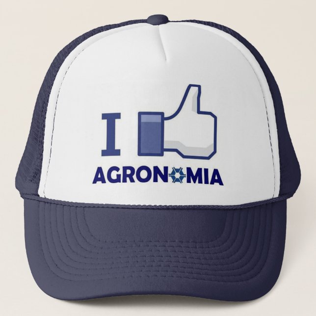 Gorra De Camionero Boné Eu curto agronomia (Anverso)