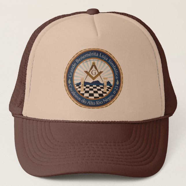 Gorra De Camionero Boné Freemason CARN Brasil (Anverso)
