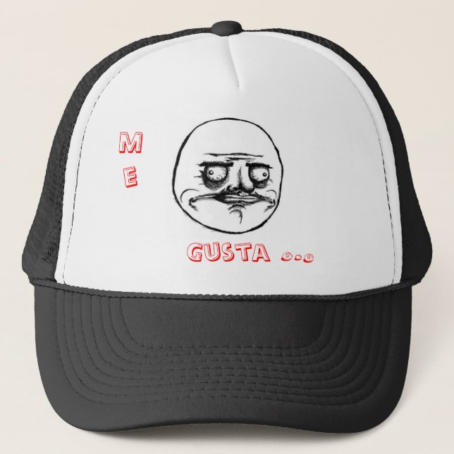 Gorra De Camionero Boné meme - Me gusta (Anverso)