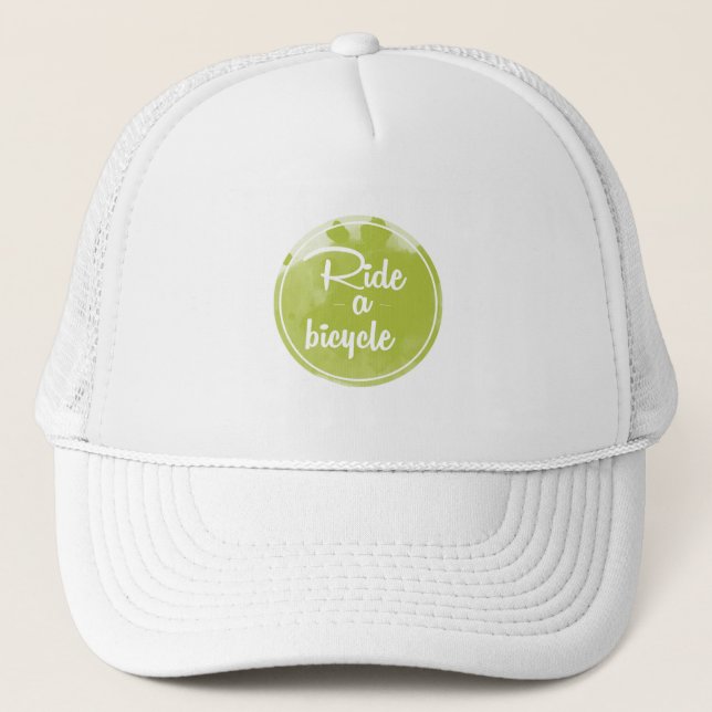 Gorra De Camionero Boné Ride a Bicycle (Anverso)