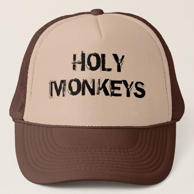 Gorra De Camionero Boné trucker Holy Monkeys (Anverso)