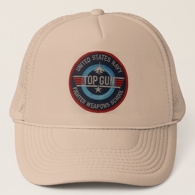 Gorra De Camionero Boné Trucker Importado  - Top Gun Movie - Aviação (Anverso)