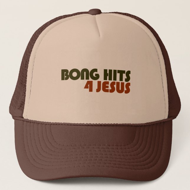 Gorra De Camionero Bong los golpes para Jesús (Anverso)
