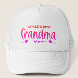Gorra De Camionero ¡bonito! La mejor abuela del mundo