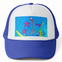 Bonito Pájaro Orquídea Pequeña (Rojo)