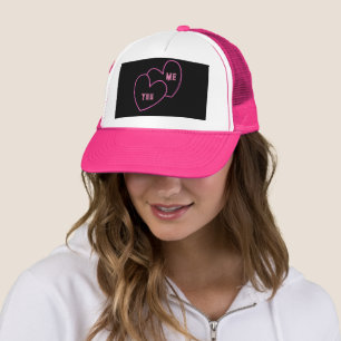 Gorra De Camionero Bonito y encantador dos corazones juntos tú y yo