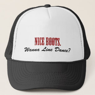 Gorra De Camionero Bonitos Boots. ¿Quieres Baile Line?