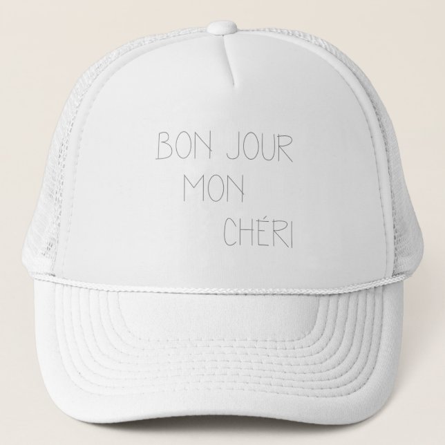 Gorra De Camionero Bonjour lunes Cheri (Anverso)