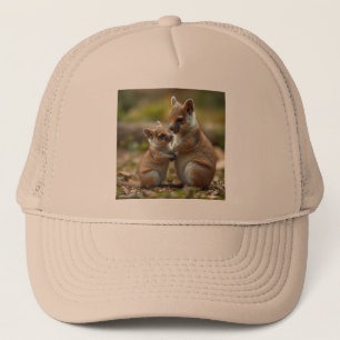 Gorra De Camionero "Bono alegre: Mamá y bebé Quokka"