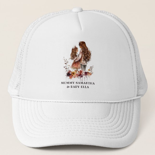 Gorra De Camionero Bono de mamá y hija Adorable (10) (Anverso)