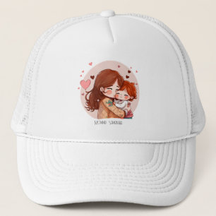 Gorra De Camionero Bono de mamá y hija Adorable (14)