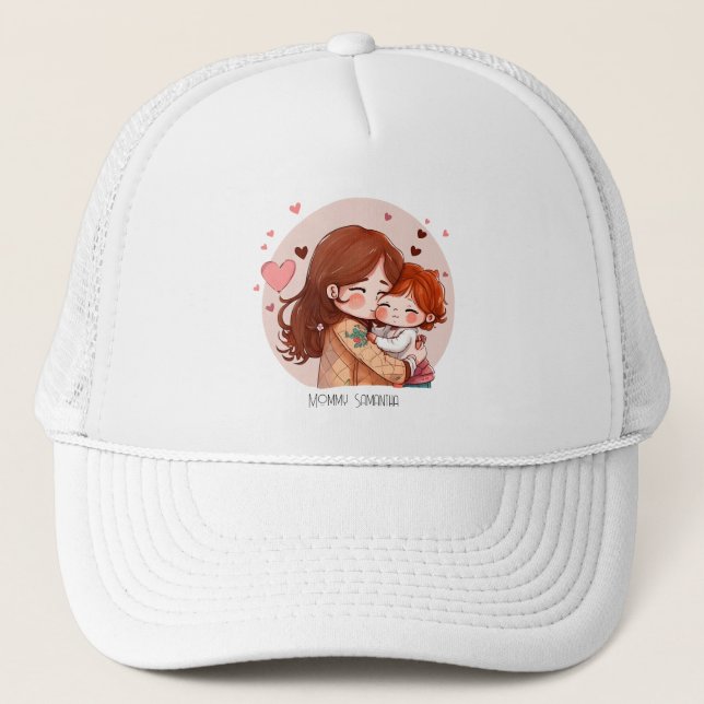 Gorra De Camionero Bono de mamá y hija Adorable (14) (Anverso)