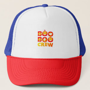 Gorra De Camionero Boo Boo Crew - Graciosa enfermera de Halloween Fan