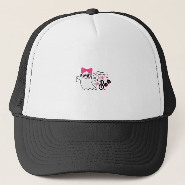 Gorra De Camionero Boo Halloween de mamá (Anverso)