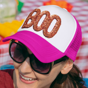Gorra De Camionero Boo Lentejuelas Naranja Look