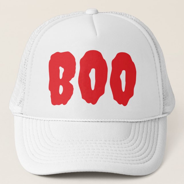 Gorra De Camionero Boo Scary Halloween (Anverso)