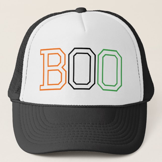Gorra De Camionero Boo Scary Halloween (Anverso)