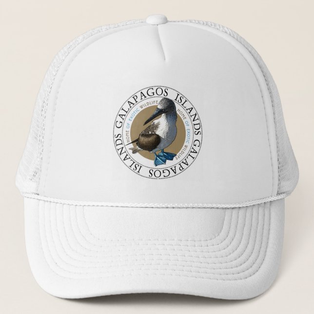 Gorra De Camionero Boobato de pie azul (Anverso)