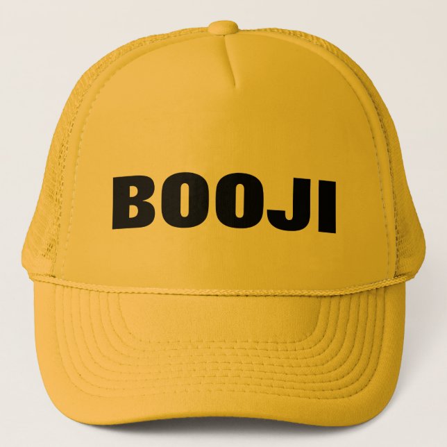 GORRA DE CAMIONERO BOOJI YELLOW CAP (Anverso)