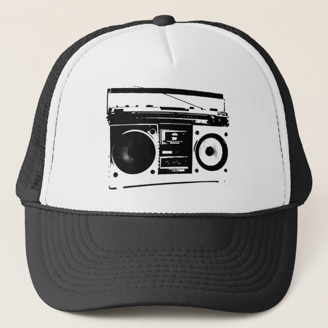 Gorra De Camionero BoomBox (Anverso)