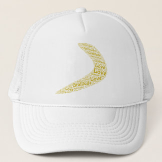 Gorra De Camionero Boomerang Amor gratitud, aprecio