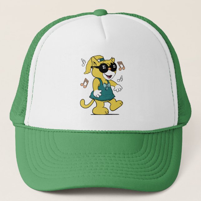 Gorra De Camionero Boomi Cats | Baile Kooky (Anverso)