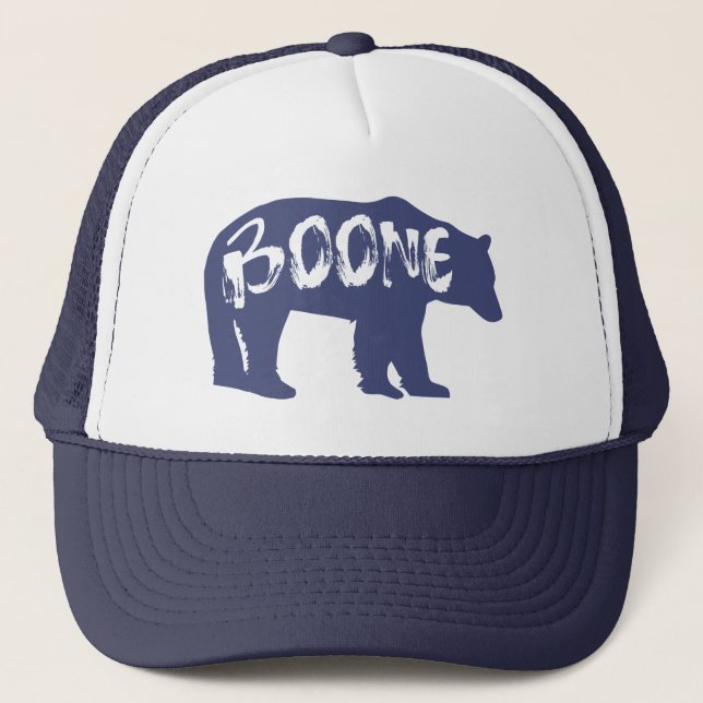 Gorra De Camionero Boone North Carolina Bear (Anverso)