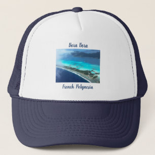 Gorra De Camionero Bora Bora, Polinesia Francesa Desde El Aire