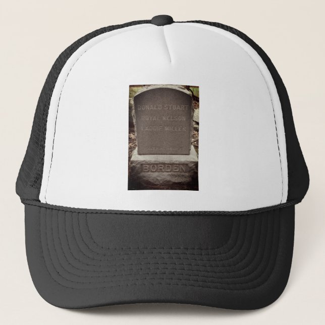 Gorra De Camionero BORDEN Headstone - Lizzie Borden Dogs (Anverso)
