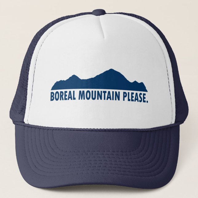 Gorra De Camionero Boreal Mountain California Please (Anverso)