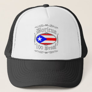 Gorra De Camionero Boricua 100 Proof2