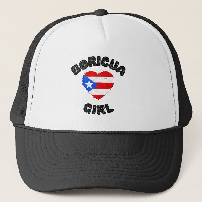 Gorra De Camionero Boricua Chica Puerto Rico (Anverso)