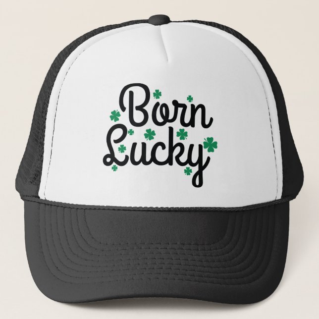 Gorra De Camionero Born Lucky (Anverso)