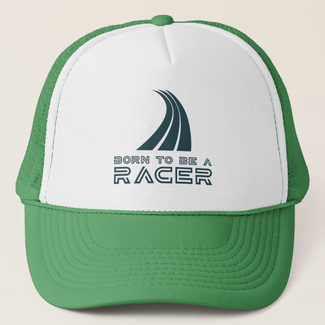 Gorra De Camionero Born To Be A Racer (Anverso)